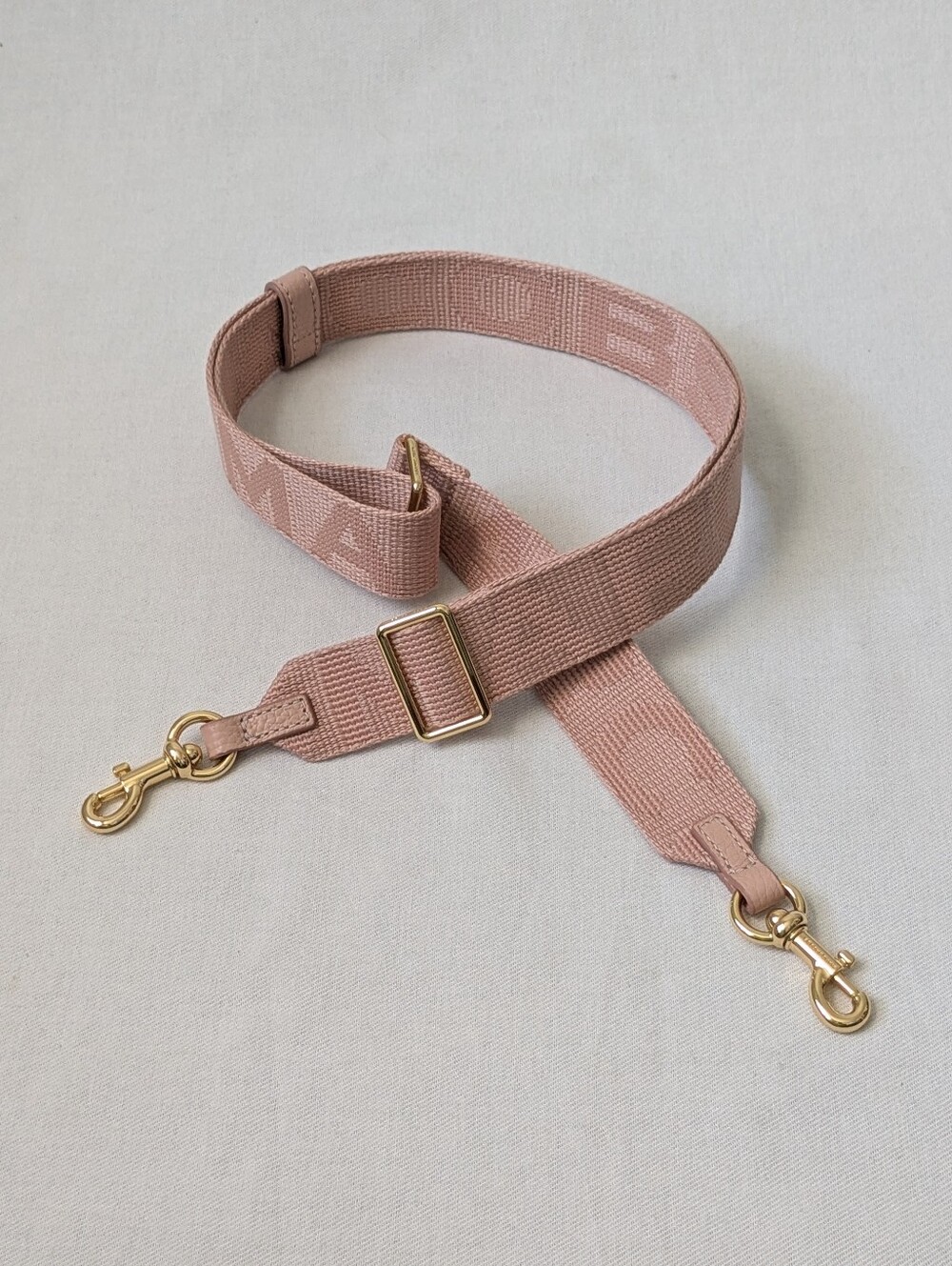Marc Jacobs NWOT Smoky Peach Thin Adjustable Webbing Shoulder Bag Strap